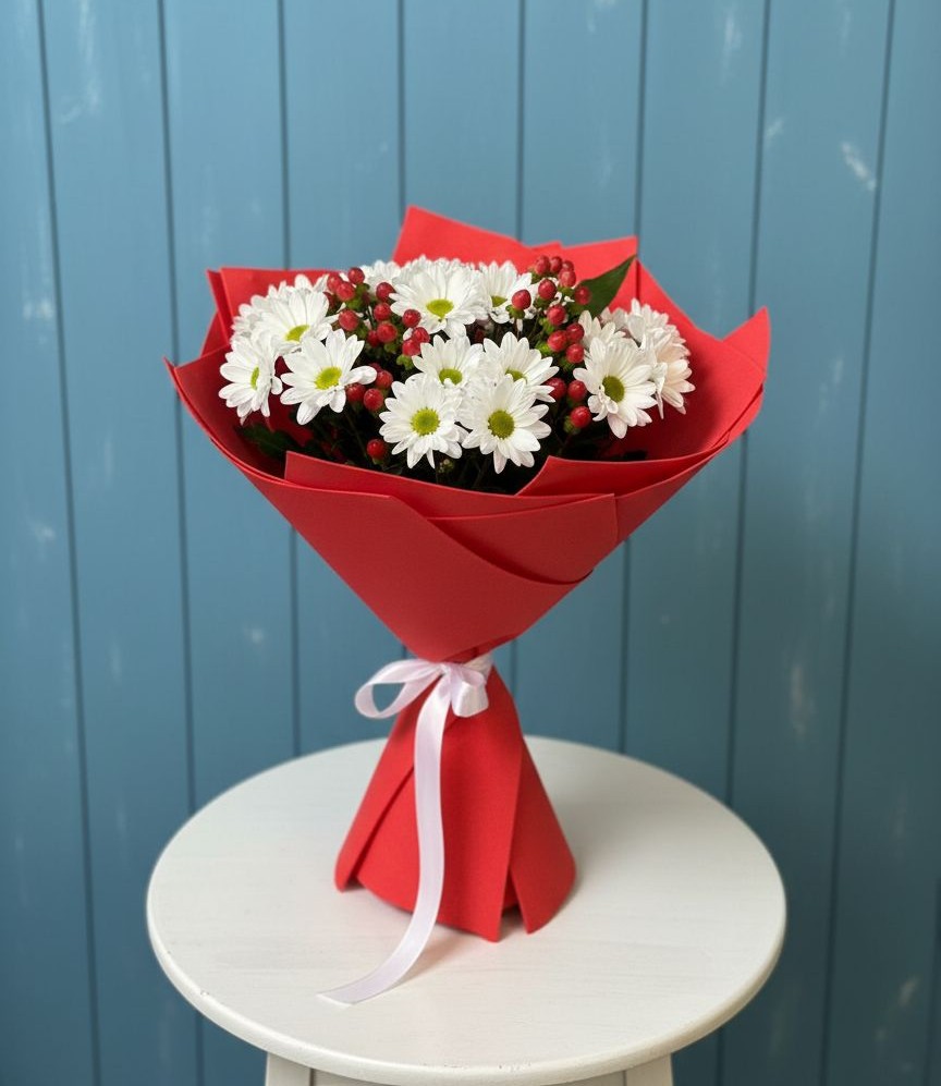 Букет цветов из: Хризантемы в Рубцовске Алтайский Край