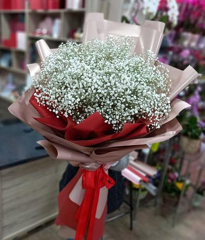 Букет цветов из: Гипсофила в Рубцовске Алтайский Край