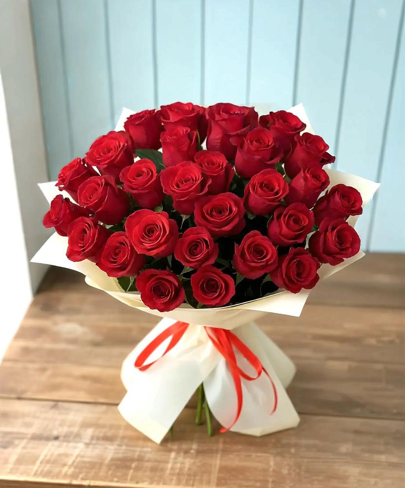Букет 29 Красных роз в Рубцовске Алтайский Край