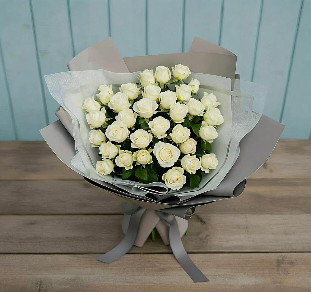 Букет Белоснежная нежность в Рубцовске Алтайский Край