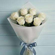 Букет 7 Белых роз Эдлесс Лав #REPLACE_PRED# Рубцовске Алтайский Край