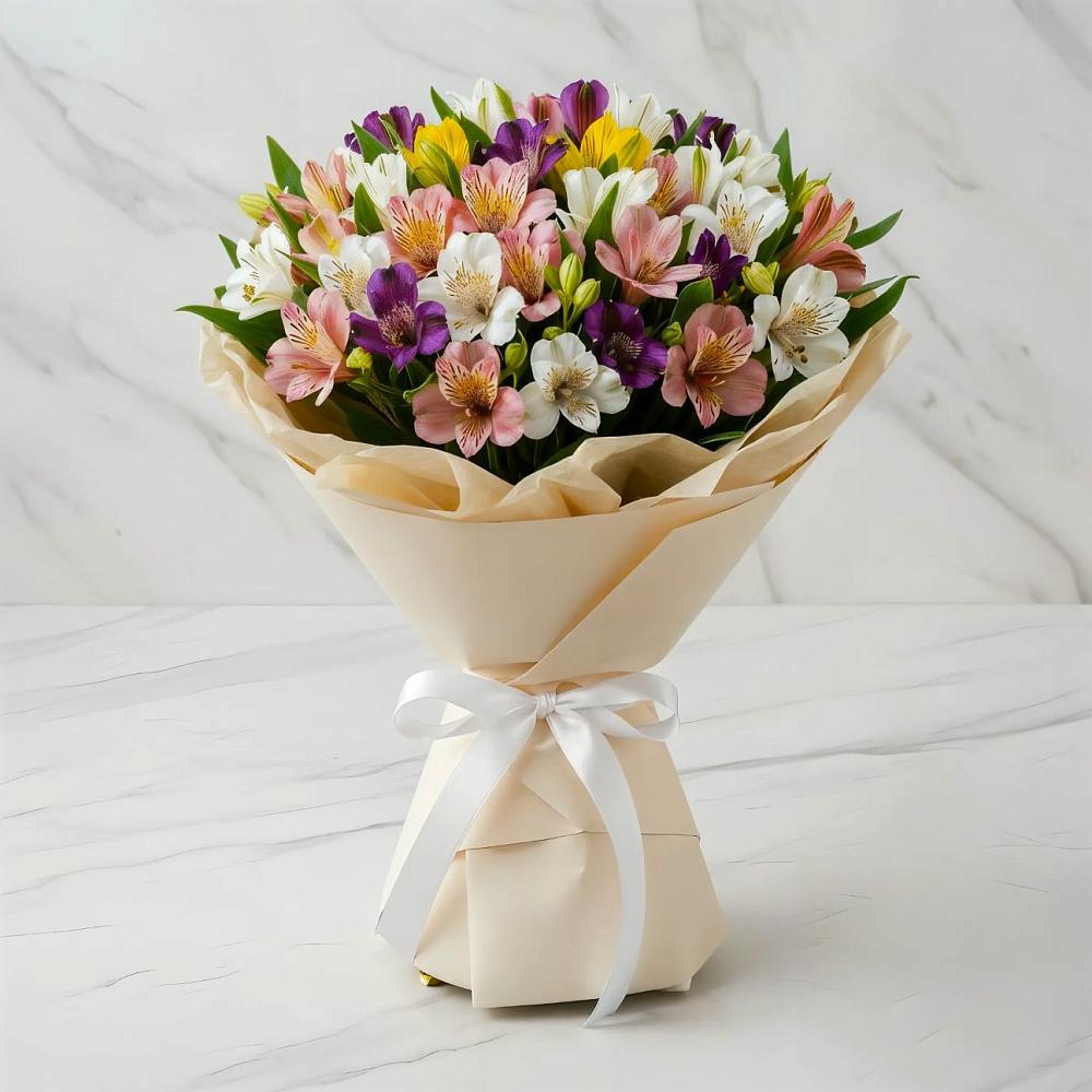 Букет цветов из: Альстромерии в Рубцовске Алтайский Край