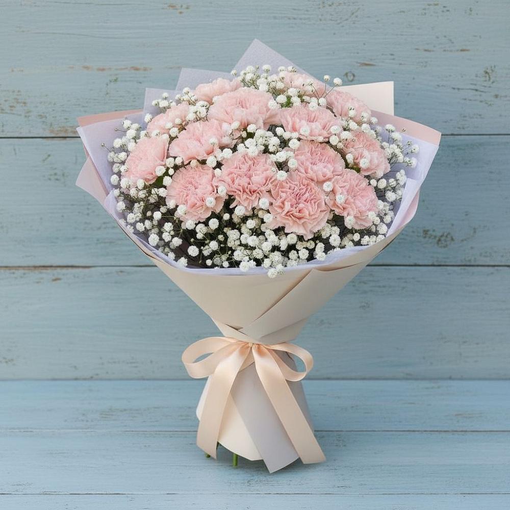 Букет цветов из: Гвоздики в Рубцовске Алтайский Край