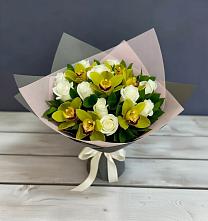 Букет цветов из:  Орхидеи и Розы в Рубцовске Алтайский Край