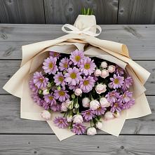 Букет цветов из:  Розы и Хризантемы #REPLACE_PRED# Рубцовске Алтайский Край