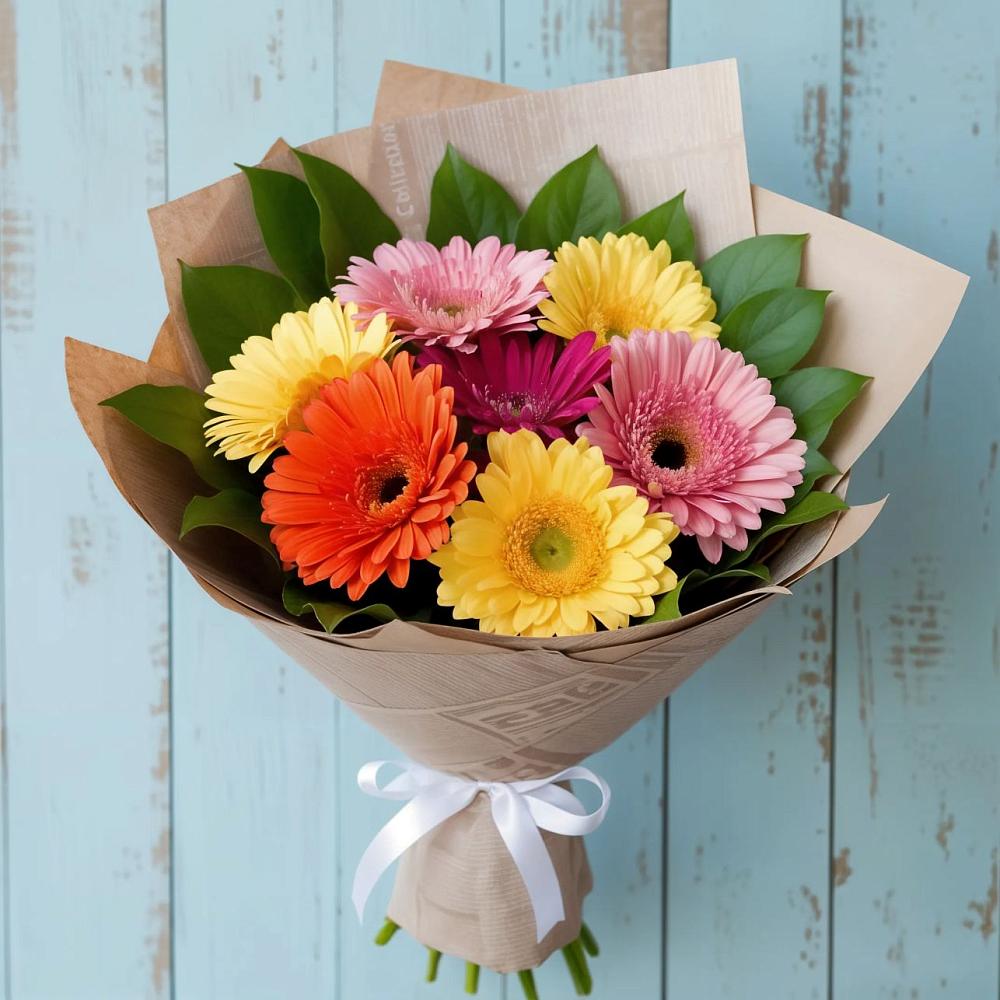 Букет цветов из: Герберы в Рубцовске Алтайский Край