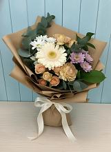 Букет цветов из:  Герберы и Хризантемы в Рубцовске Алтайский Край