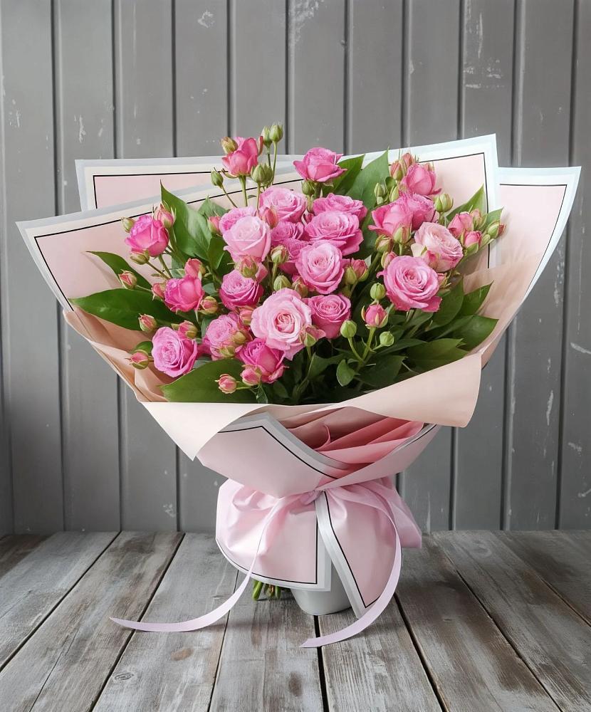 Букет Розовый кустик в Рубцовске Алтайский Край