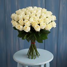 Букет 51 Белая роза Эдлесс Лав #REPLACE_PRED# Рубцовске Алтайский Край
