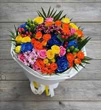 Букет цветов из:  Розы и Хризантемы в Рубцовске Алтайский Край
