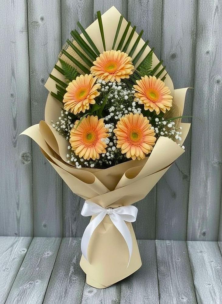 Букет цветов из: Герберы в Рубцовске Алтайский Край