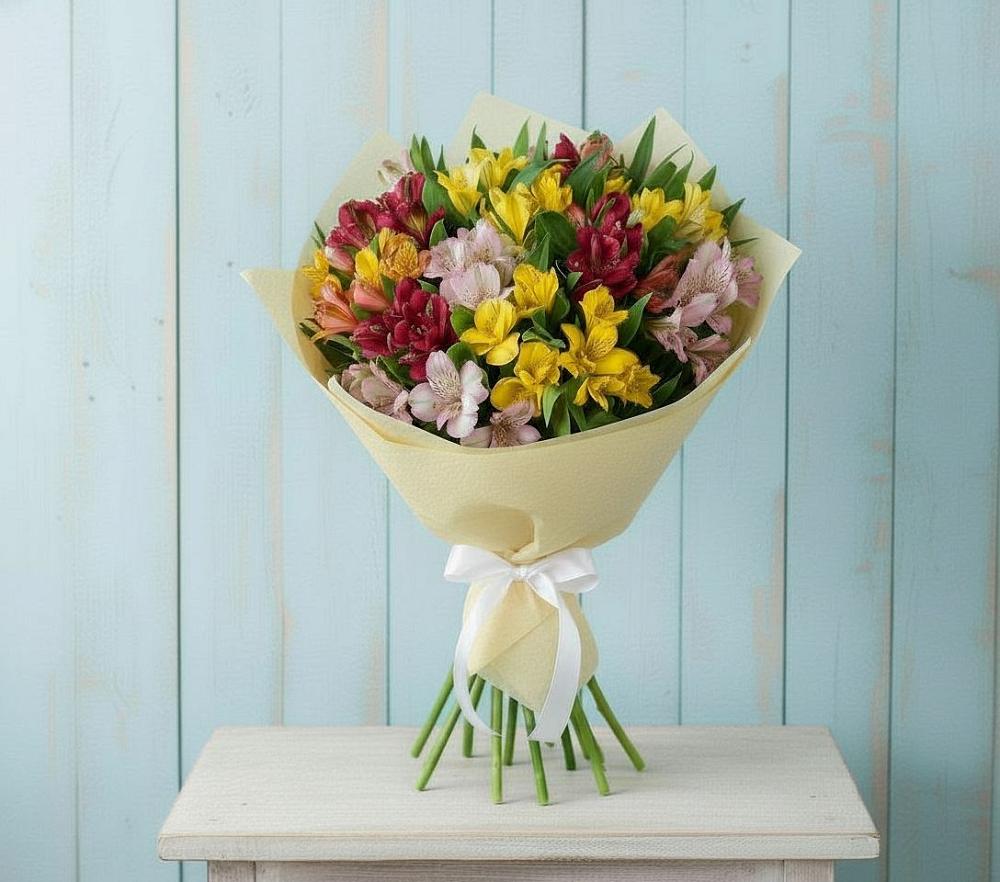 Букет цветов из: Альстромерии в Рубцовске Алтайский Край